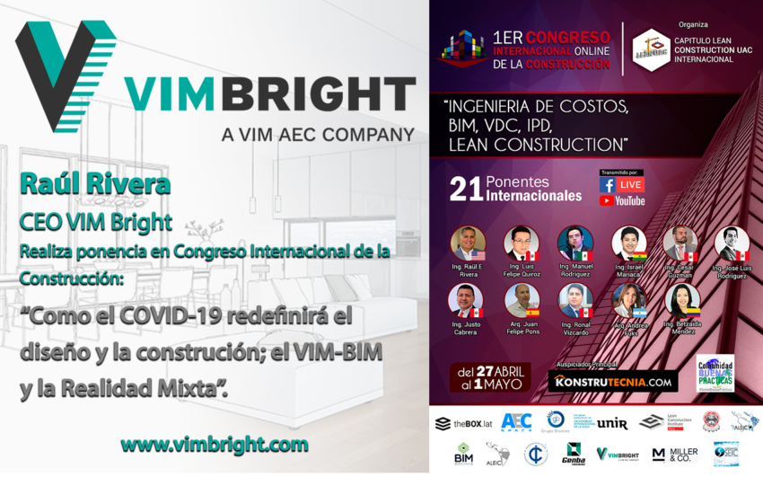 CEO de VimBright expone en el 1er Congreso Internacional para la Construcción realizado en Perú